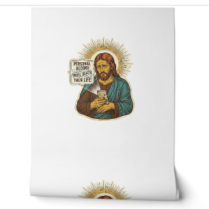 Papel Pintado Jesús Teléfono Muerto Sin Música Levantamiento Pes