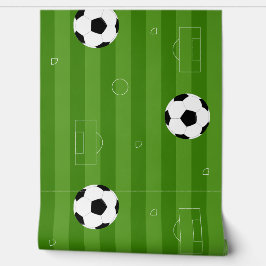 Papel Pintado Juego de fútbol, campo de fútbol