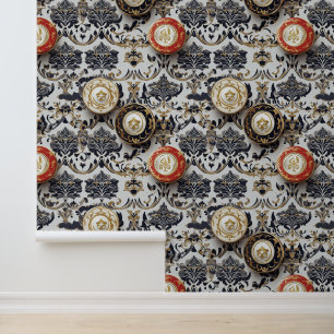 Papel Pintado Juegos de juegos de azar Chips Red & Black