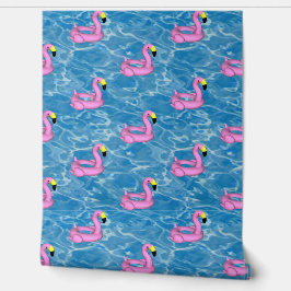 Papel Pintado Juguete de piscina Flamingo