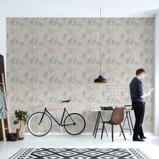 Papel Pintado Jungla moderna (Sala de estar)