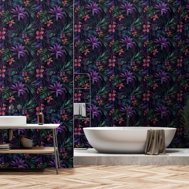 Papel Pintado Jungla tropical (Baño)