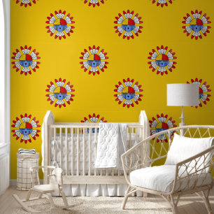 Papel Pintado KACHINA Nativa-Estadounidense - Máscara solar TAWA
