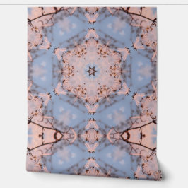 Papel Pintado Kaleidoscope Morning Blue & Frost Pink