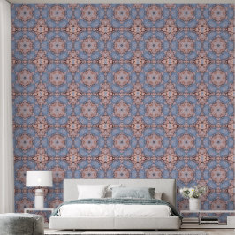 Papel Pintado Kaleidoscope Morning Blue & Frost Pink