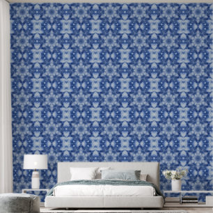 Papel Pintado Kaleidoscopio de nubes y cielo azul