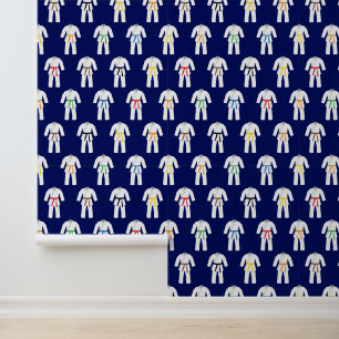Papel Pintado Karate Suits Con Cinturones De Grado Artes marci