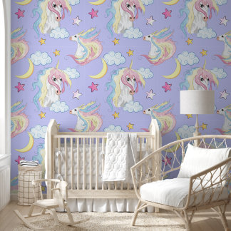 Papel Pintado "Kingdom of Dreams" Pegasus and Unicorn