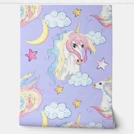 Papel Pintado "Kingdom of Dreams" Pegasus and Unicorn