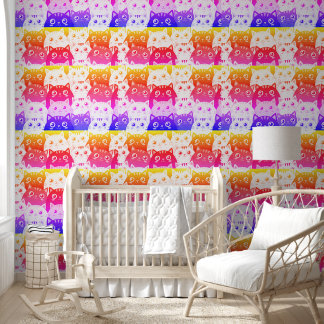 Papel Pintado Kitty Kat Kaleidoscope