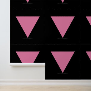 Papel Pintado La bandera del triángulo rosa de SlipperyJoe's sím