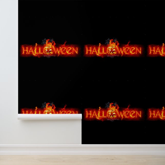 Papel Pintado La calabaza de Halloween resplandeciente de Slippe (Solicitud)