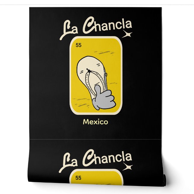 Papel Pintado la Chancla yellow  (Desenrollar)