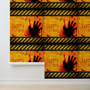Papel Pintado La escalofriante escena de Halloween de SlipperyJo