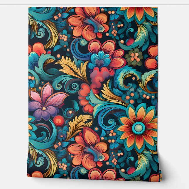 Papel Pintado La psicodelia de Petal (Desenrollar)