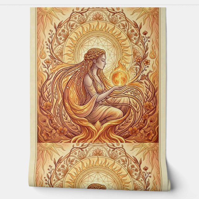Papel Pintado La Sacerdotisa del Fuego (Desenrollar)