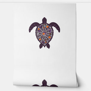 Papel Pintado La tortuga marina Halloween Araña Calabaza Fantasm
