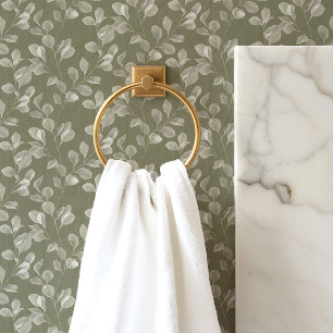 Papel Pintado La vegetación eucaliptus en el verde sabio