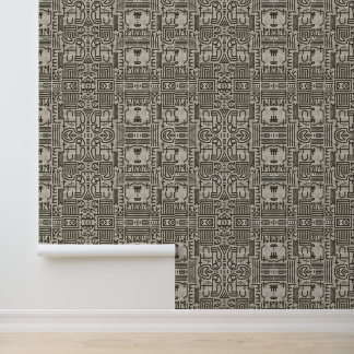 Papel Pintado Laberinto Moderno de Lujo