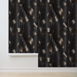 Papel Pintado Laberinto Moderno No. 4 (Metálico) de Lujo