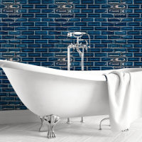 Ladrillo de azulejo de metro de azul marino precio