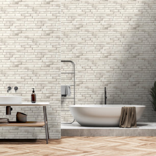 Papel Pintado Ladrillos blancos 1