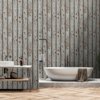 Papel Pintado Lámina de madera de limewash rústico bosque al air