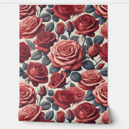 Papel Pintado Las rosas son rojas