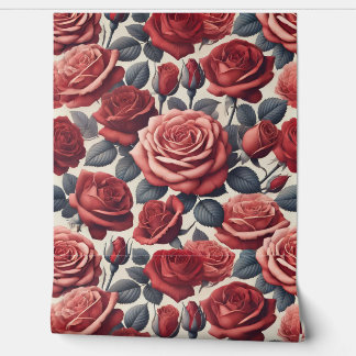 Papel Pintado Las rosas son rojas