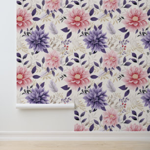 Papel pintado Lavanda Dahlia Sueño