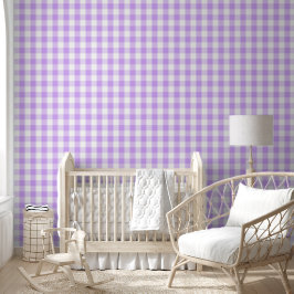 Papel Pintado Lavender Gingham