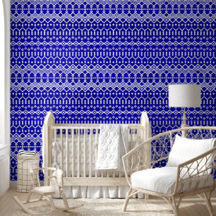 Papel Pintado Legado de la Perla Azul: Textura del patrimonio ma