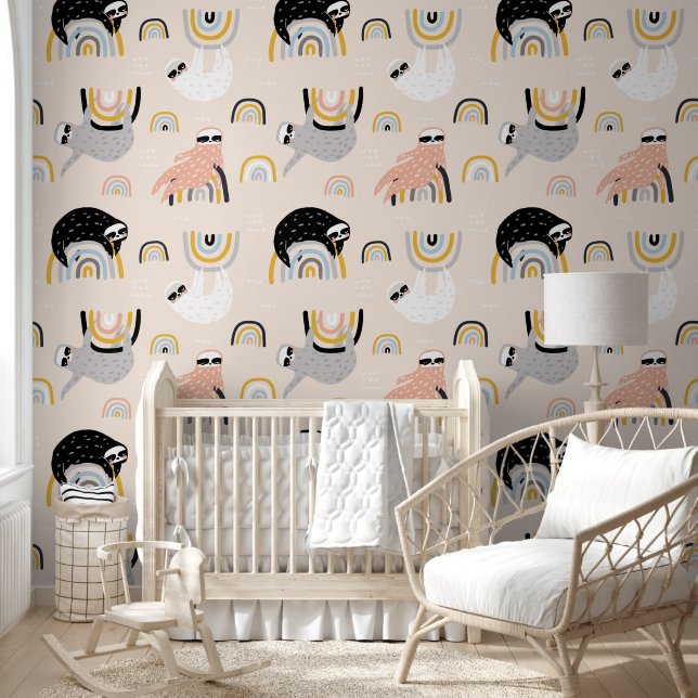 Papel Pintado Lemas sobre los arcos de lluvia (Niños)