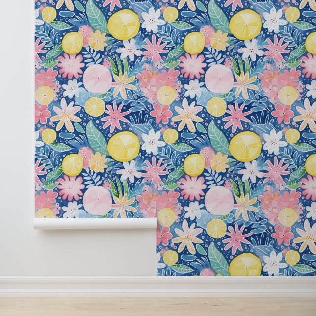 Papel Pintado Lemon Blossom Pastels (Solicitud)