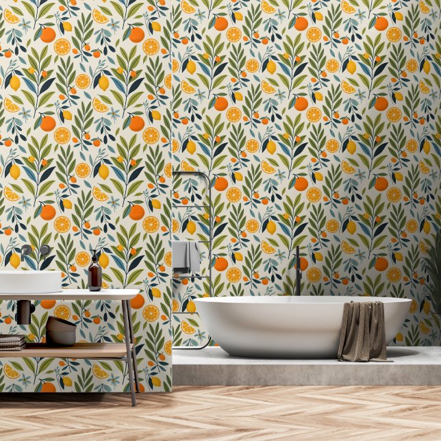Papel Pintado Lemon Orchard Dream (Baño)