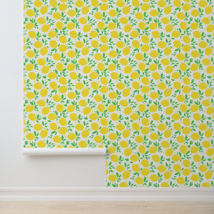 Papel Pintado Lemones amarillos