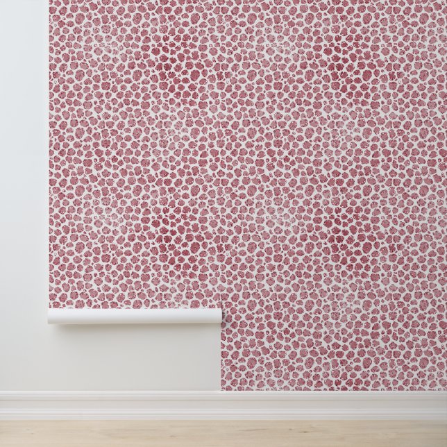 Papel Pintado Leopardo rosa blanco (Solicitud)