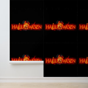Papel Pintado Letras ígneas masivas de SlipperyJoe's Halloween c