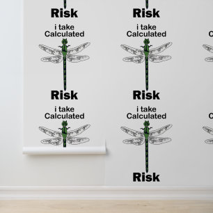 Papel Pintado Libélula Tomador de Riesgos Calculados Divertido