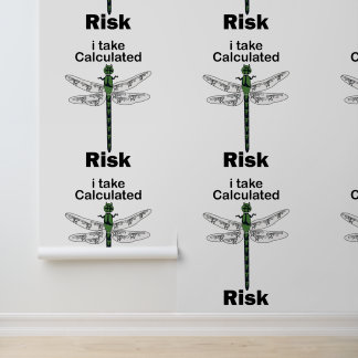 Papel Pintado Libélula Tomador de Riesgos Calculados Divertido