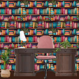 Papel Pintado Librería de novedades