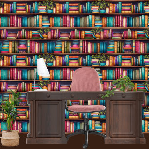 Papel Pintado Librería de novedades