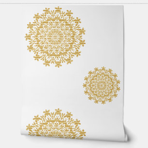 Papel Pintado Libro de fondo sobre Mandala, resumen de la florac
