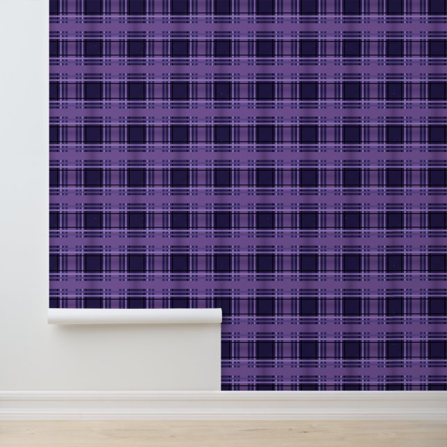 Papel Pintado Lilac Fields Plaid Tartan (Solicitud)