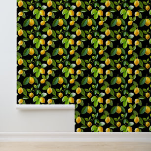 Papel Pintado Limón y su rama 3