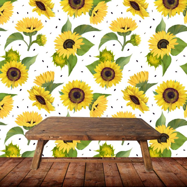 Papel pintado lindo amarillo floral girasol (Subido por el creador)