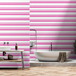 Papel Pintado líneas abstractas rosadas modernas