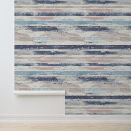 Papel Pintado Líneas artísticas esbozadas horizontalmente tinta 