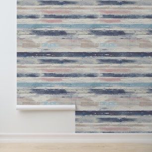 Papel Pintado Líneas artísticas esbozadas horizontalmente tinta