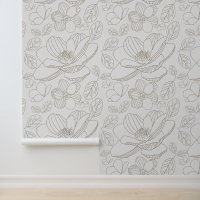 Líneas Minimalistas de Magnolia neutra Moderna